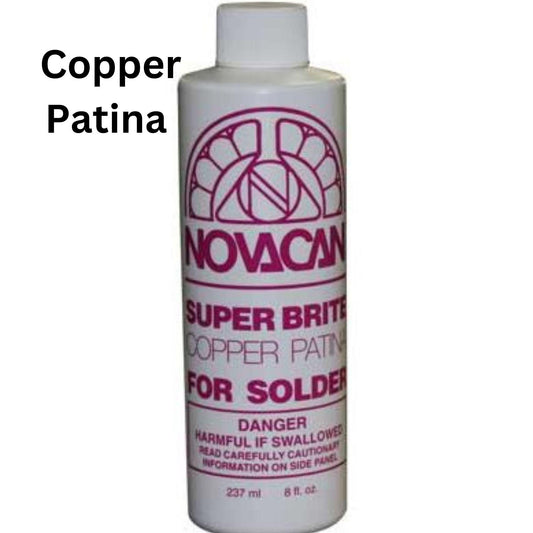 Novocan Copper Patina for Lead and Solder, 8 oz