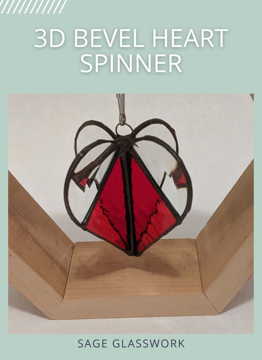 3D Bevel Heart Spinner TUTORIAL