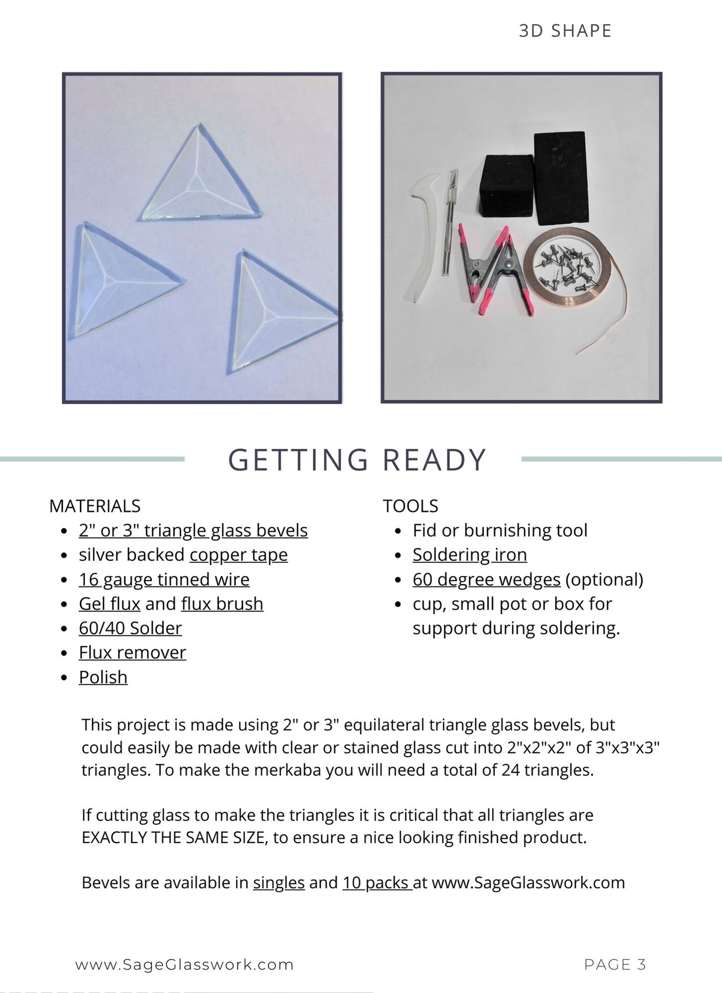 3D Merkaba 8 Pointed Star TUTORIAL