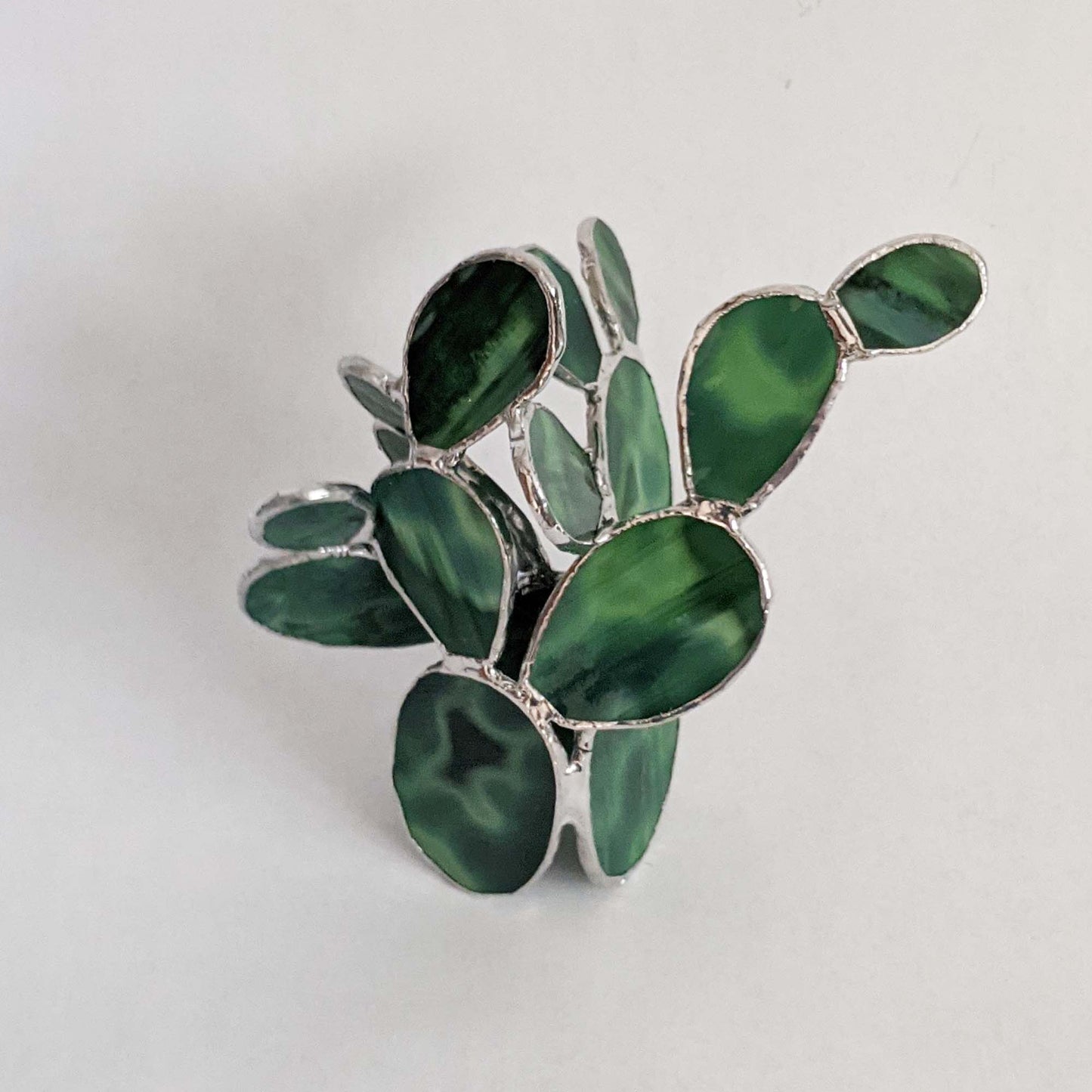 3D Cactus TUTORIAL, stained glass pattern