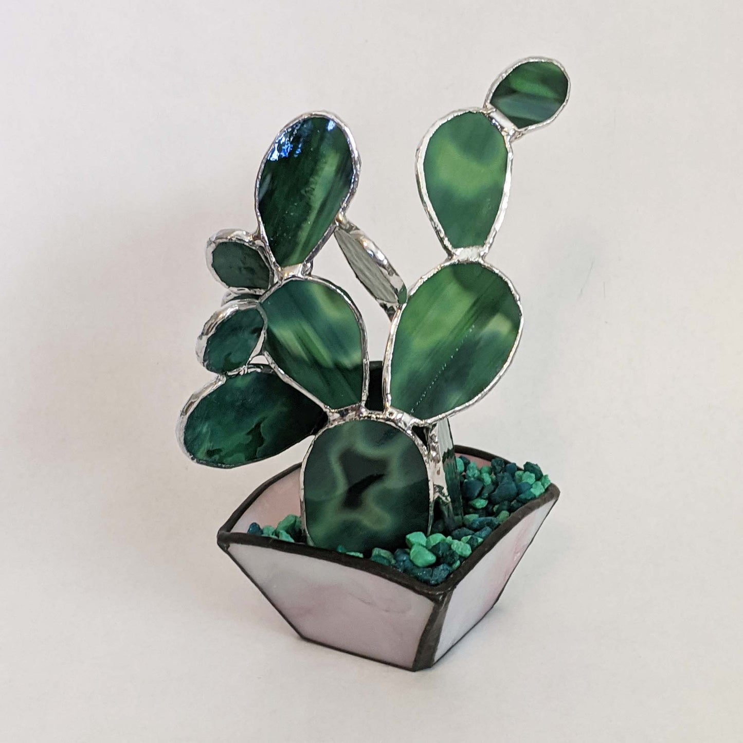 3D Cactus TUTORIAL, stained glass pattern