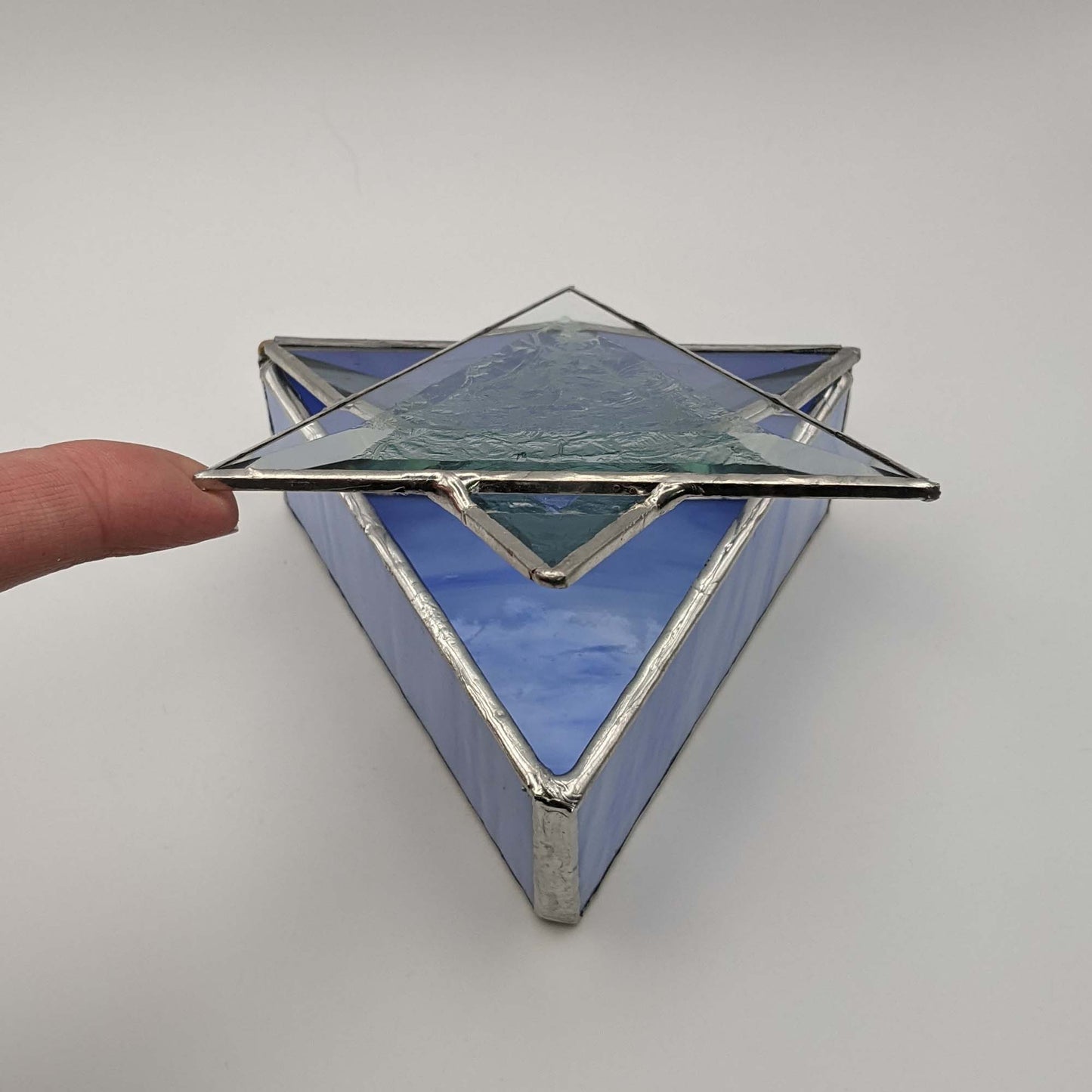 Star of David stained glass box TUTORIAL