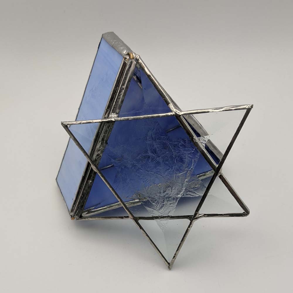 Star of David stained glass box TUTORIAL