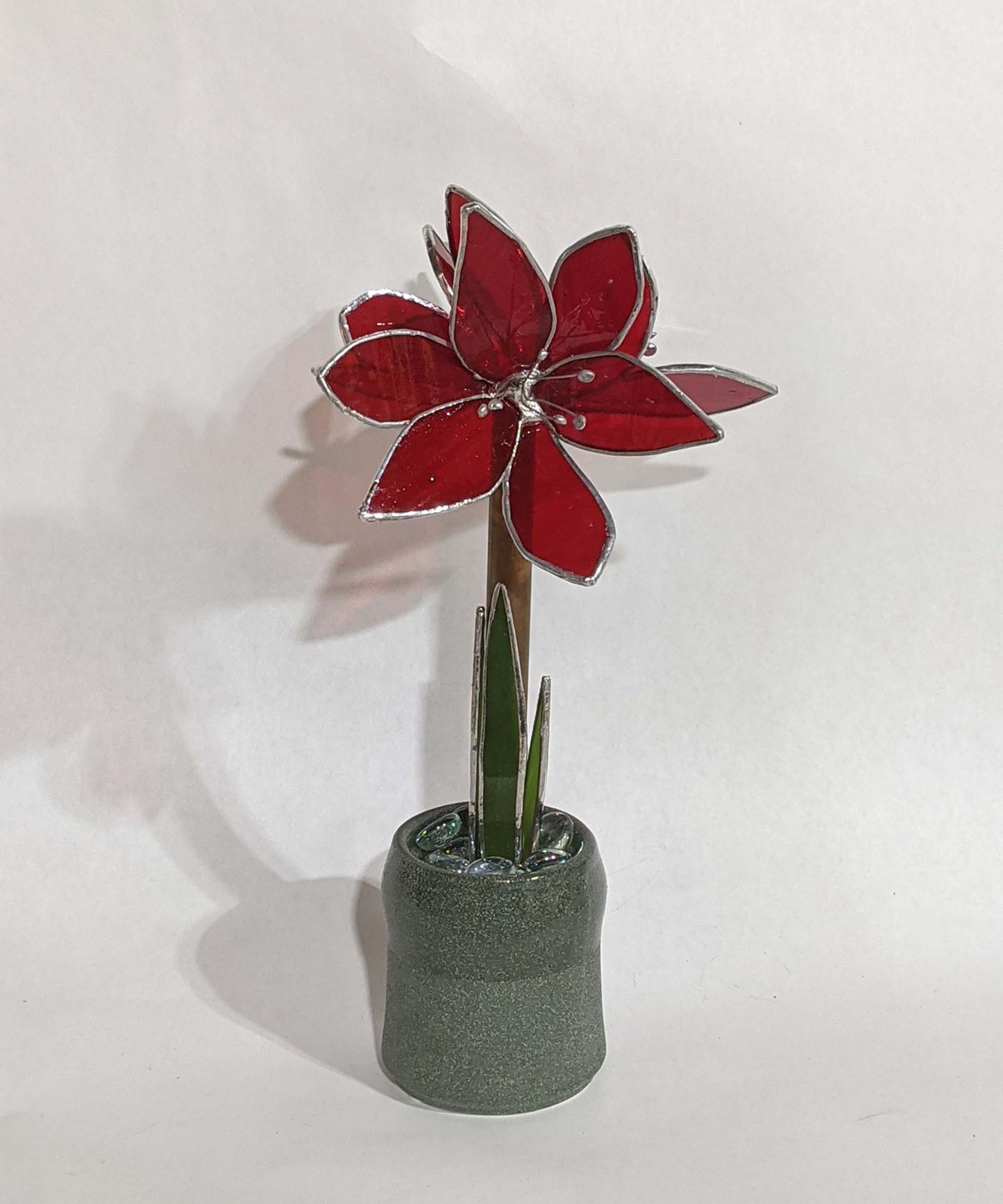 3D Amaryllis stained glass pattern and TUTORIAL