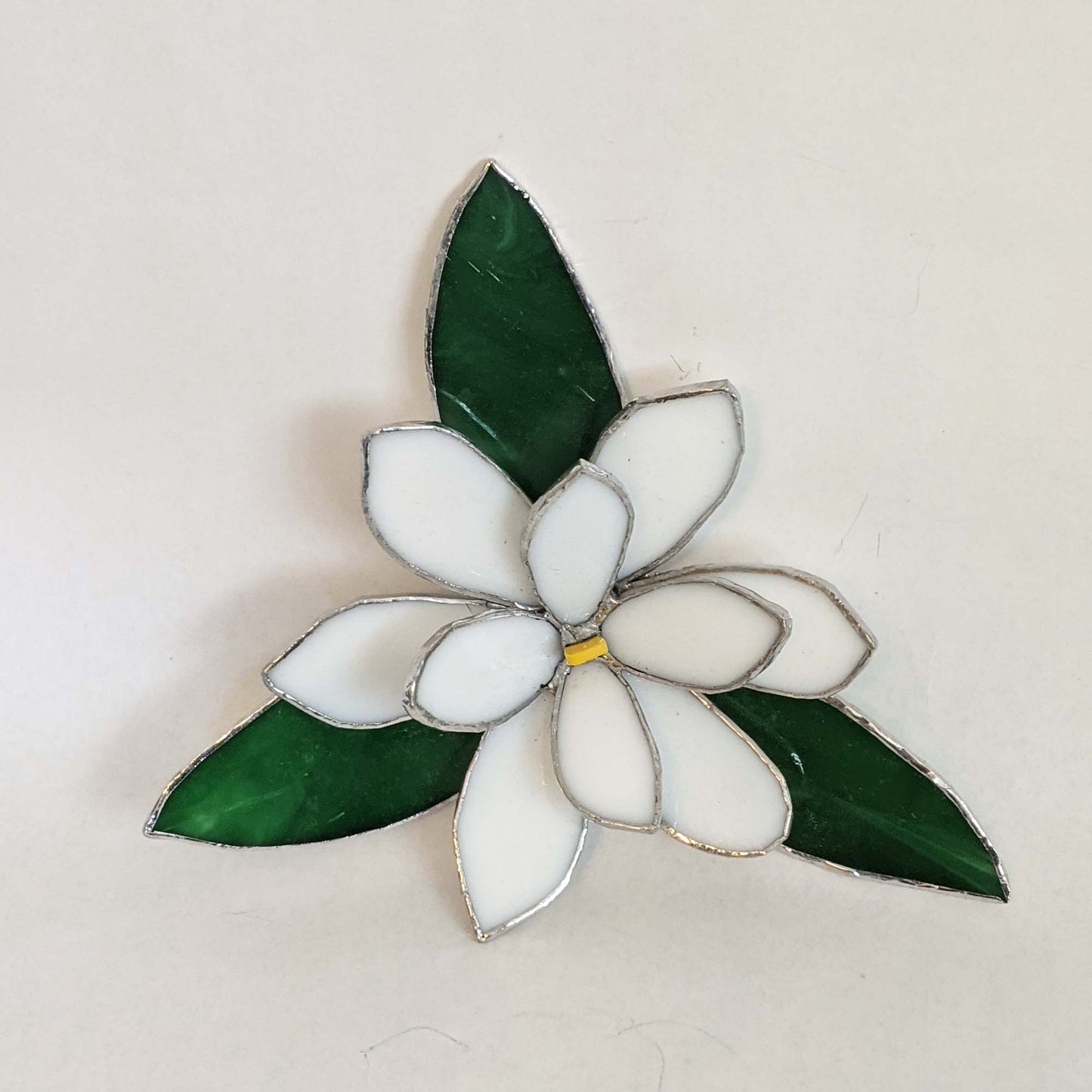 3D Star Magnolia Flower stained glass pattern and TUTORIAL