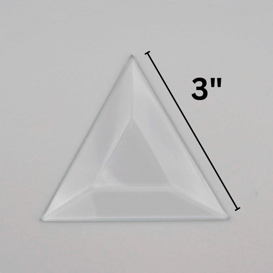 3" Triangle Glass Bevel