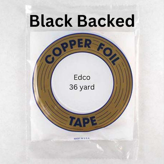 Edco SILVER BACK foil tape roll size 7/32" 1/4" 5/16" 3/8" 1/2"