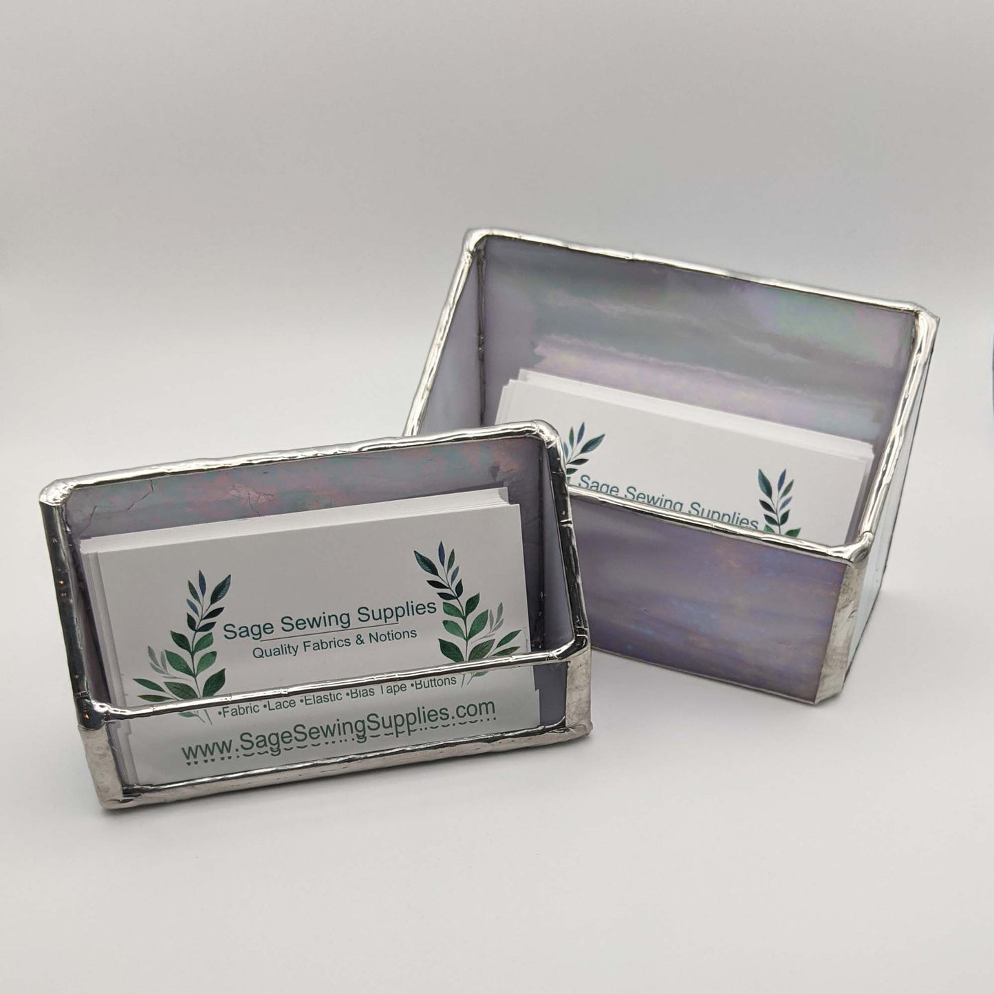 Stained Glass Business Card Box Pattern and TUTORIAL