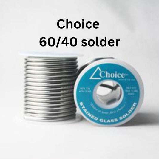 Choice Solder 60/40 tin/lead, 1 lb
