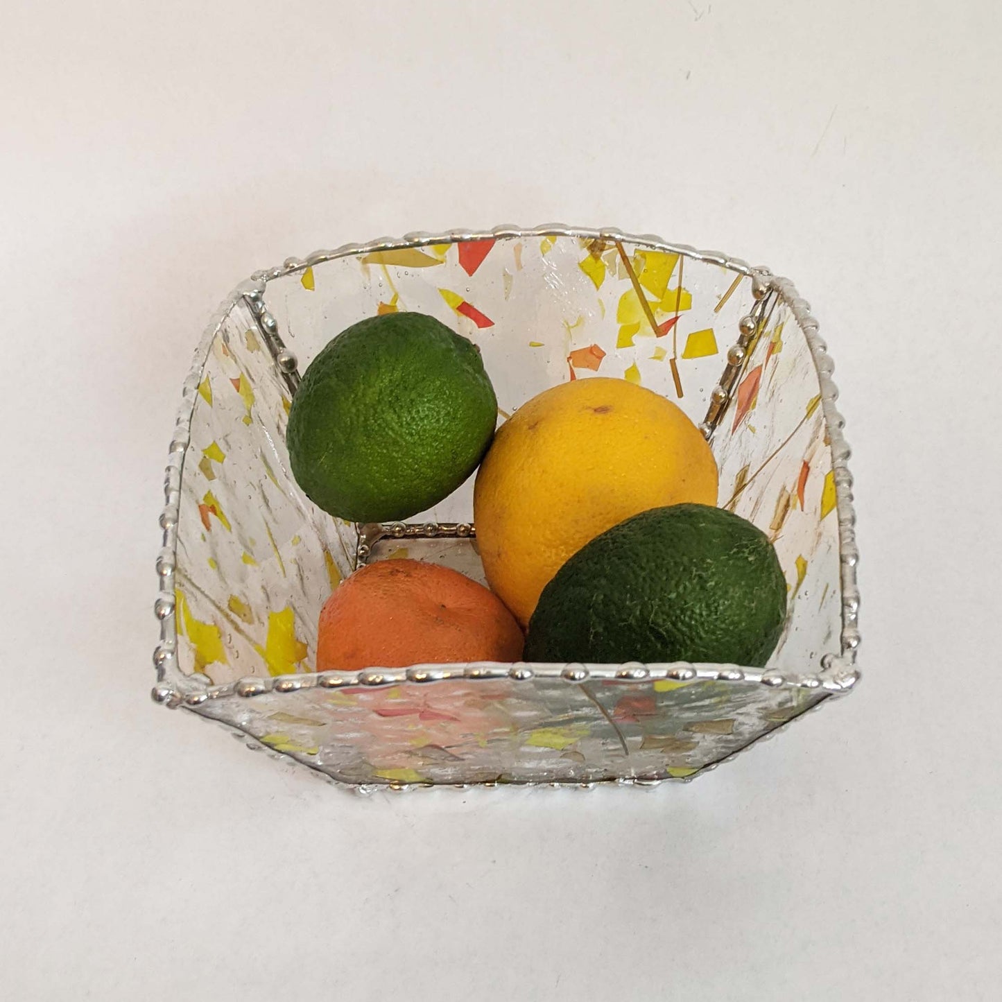 Square Glass Bowl stained glass TUTORIAL pattern
