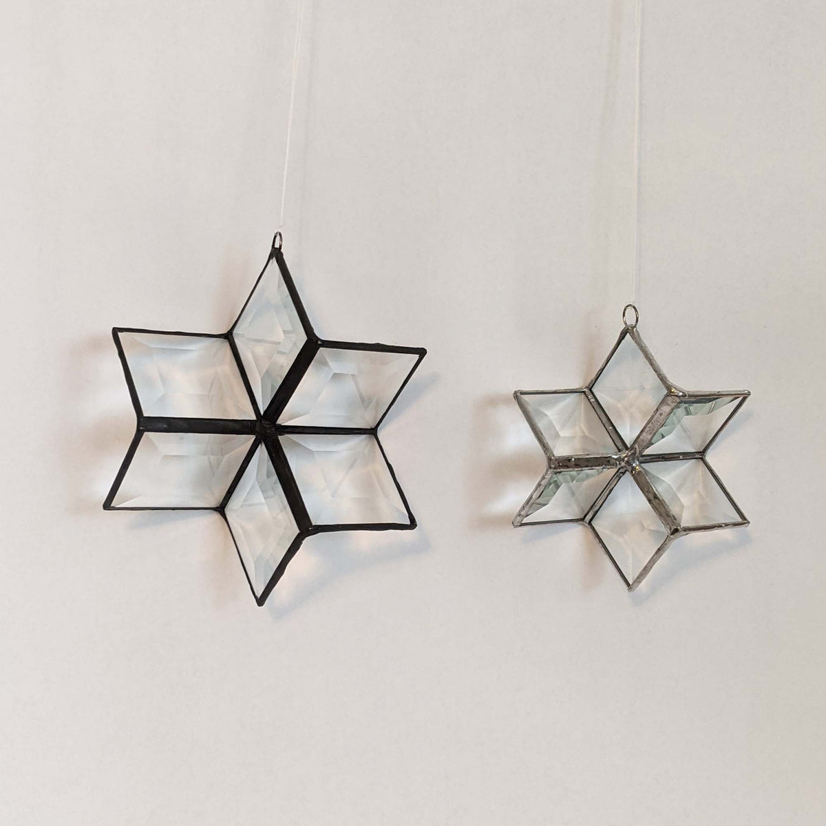 3D Stained Glass morphing star bevel spinner