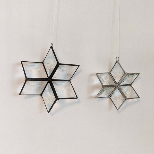 3D Stained Glass morphing star bevel spinner