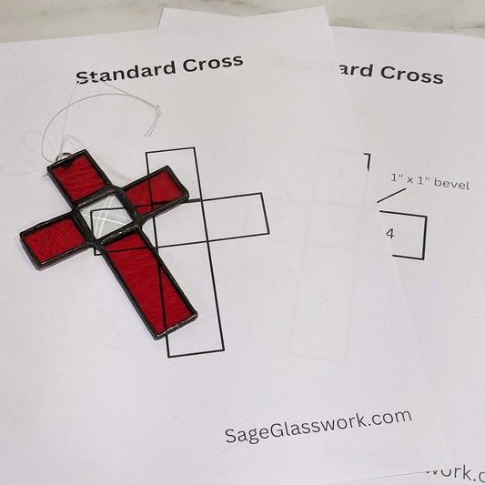 Cross Stained Glass PATTERN
