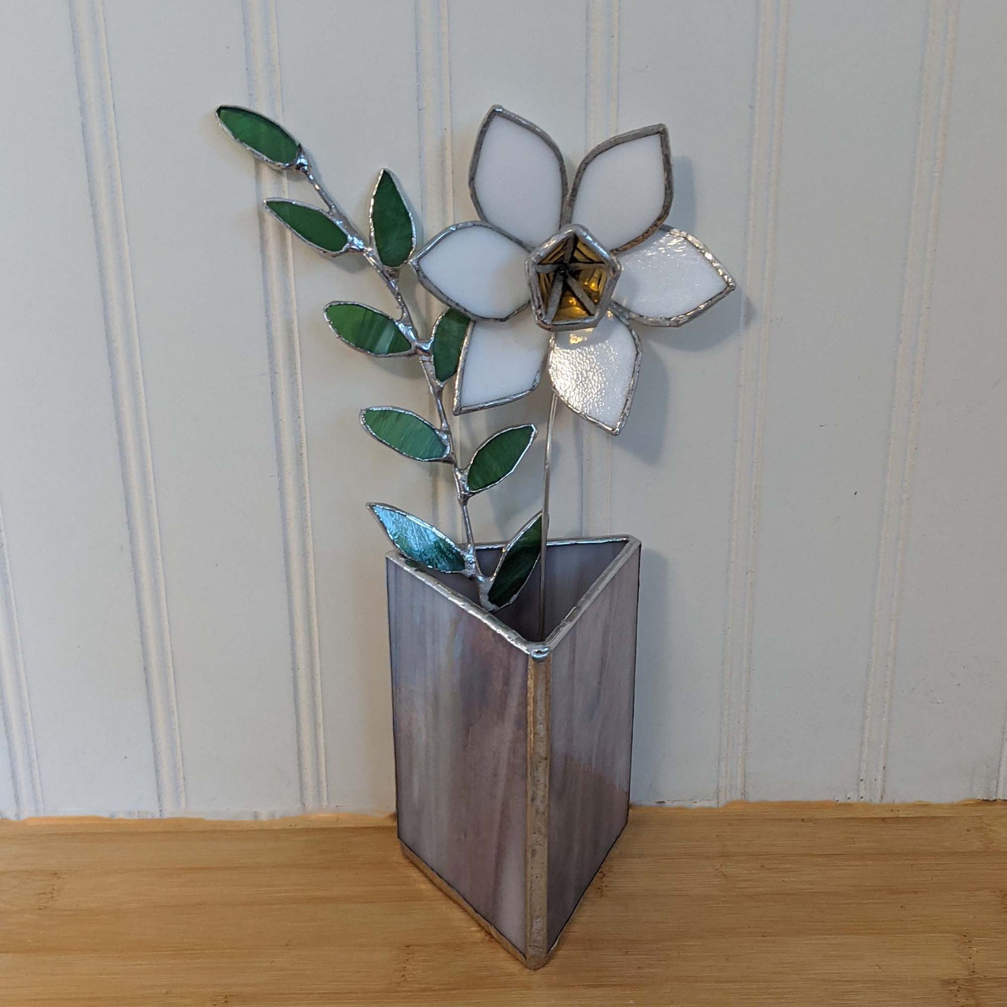 Stained Glass Triangle Vase Pattern and TUTORIAL