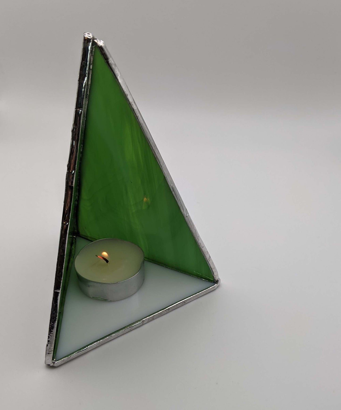 3D Christmas Tree tea-light holder stained glass pattern TUTORIAL