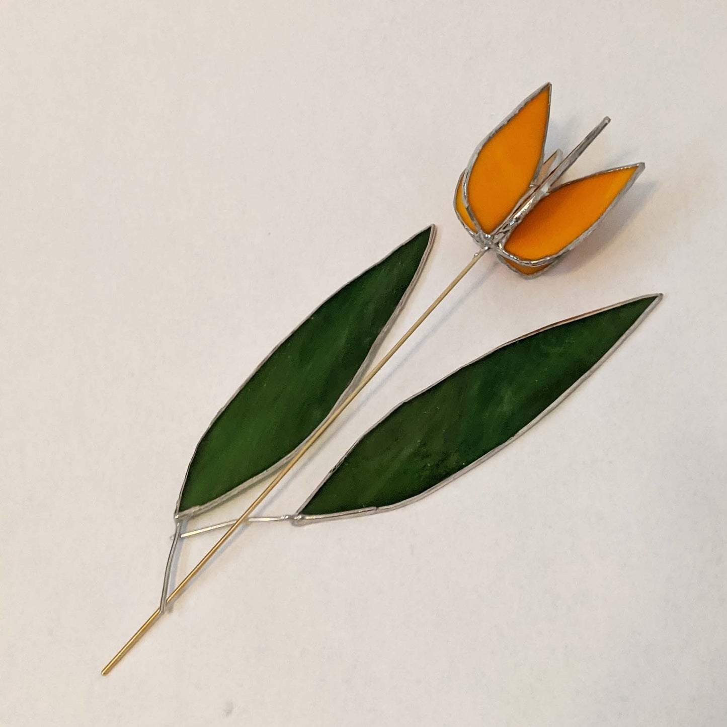 3D Tulip Flower TUTORIAL stained glass pattern