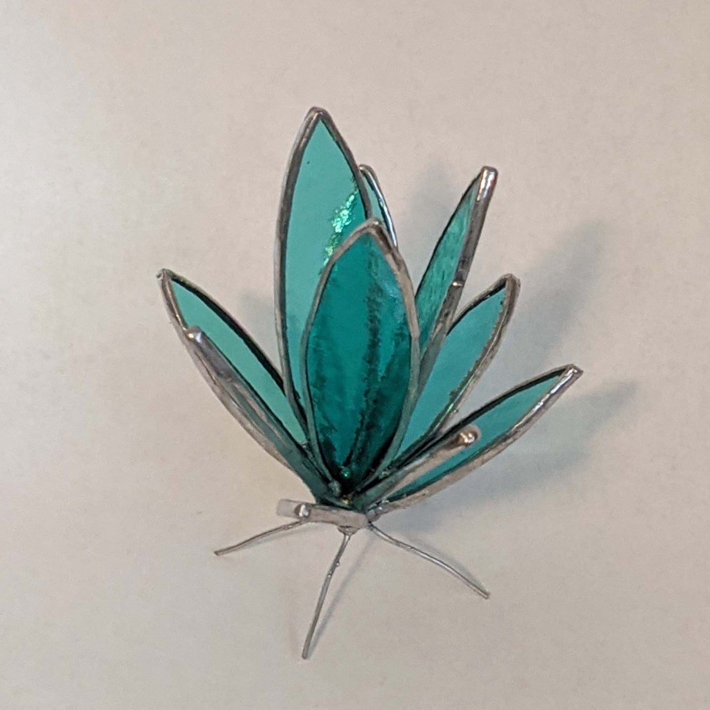 3D Upright Succulent TUTORIAL stained glass pattern